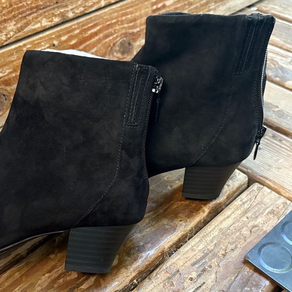 Clarks Black Ankle Booties - Picture 5 of 6
